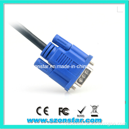15pin Hdb VGA Cable for Computer